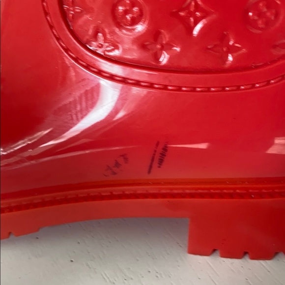 Women’s Louis Vuitton pink rain boots size 40 - Picture 7 of 8